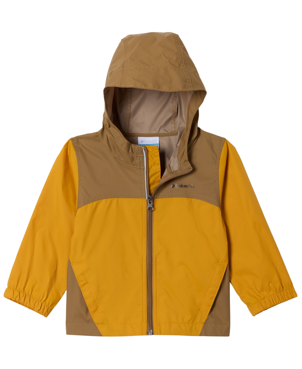 Columbia Babies' Toddler Boys' 2t-4t Glennaker Hooded Rain Jacket In Brown