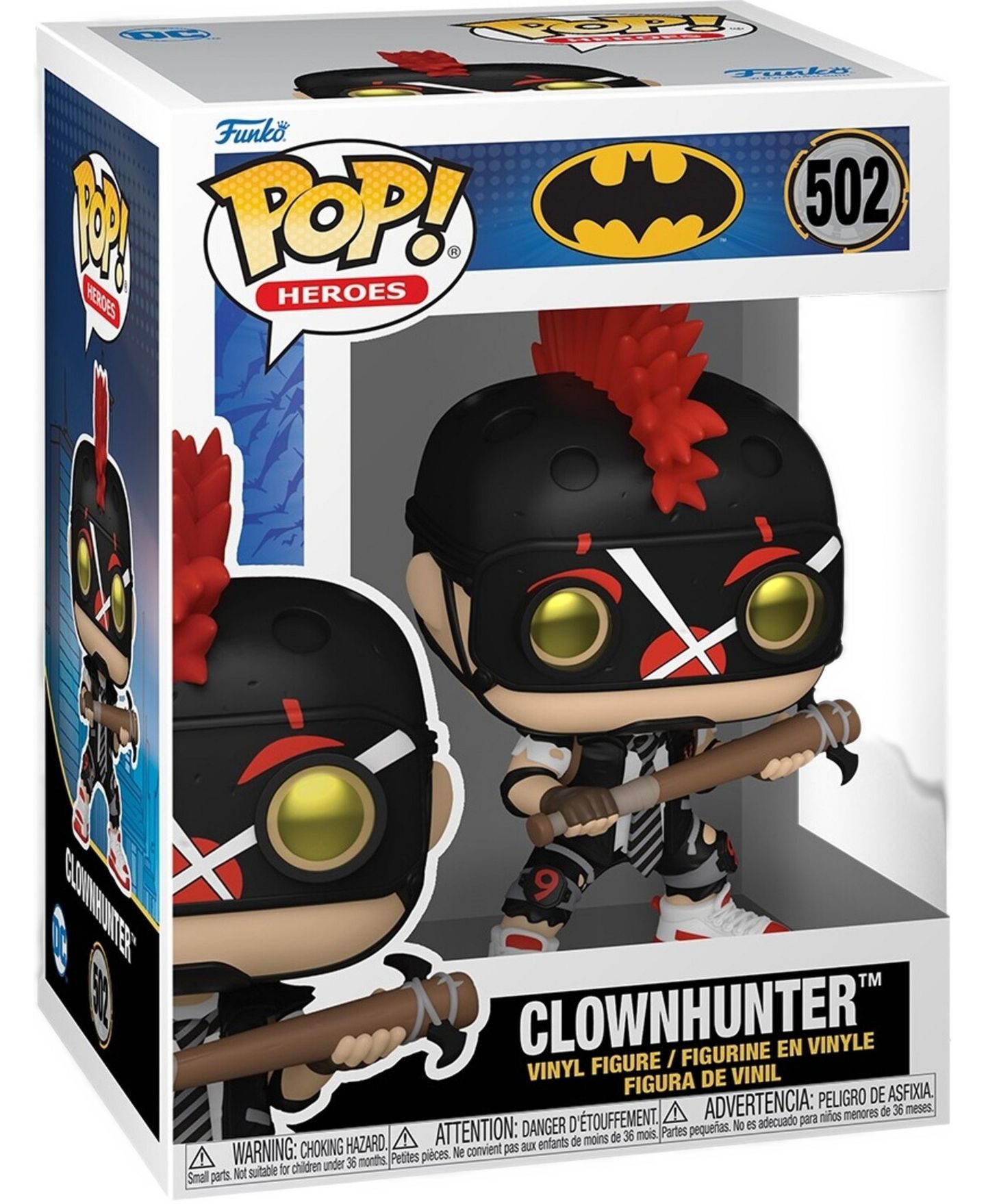 Детская фигурка Funko Pop! DC Comics Batman War Zone Clownhunter 3.6", от 3 лет, цвет: Open Miscellaneous — фото 2