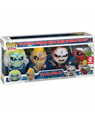 Pop! Iron Maiden Eddie Glow-in-the-Dark 4-Pack Vinyl Figures, Ages 3+