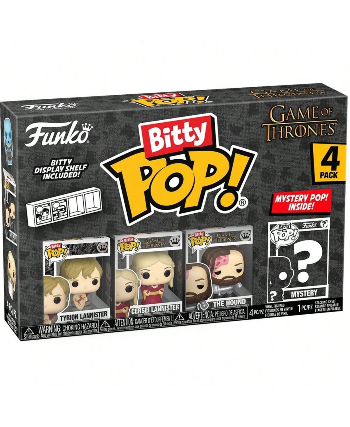 Funko Bitty Pop! Game of Thrones Tyrion 1.25" 4-Pack Vinyl Figures, Ages 3+