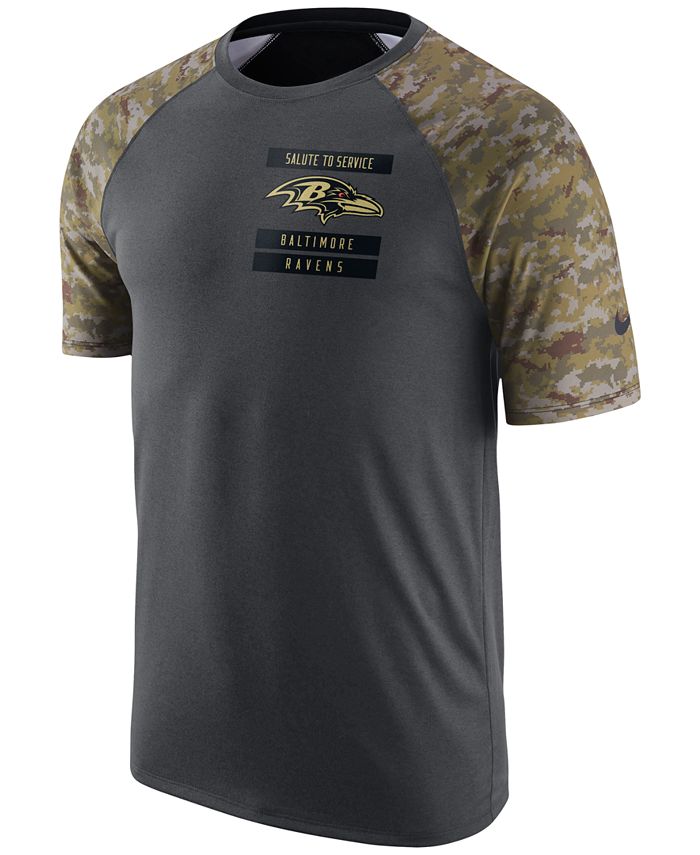 Nike Men's Baltimore Ravens Salute to Service T-Shirt - Macy's