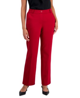 Women's Audrey Pull-On Mid-Rise Slim-Leg Trouser