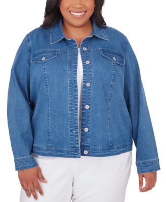 Plus Size Fit Denim Jacket
