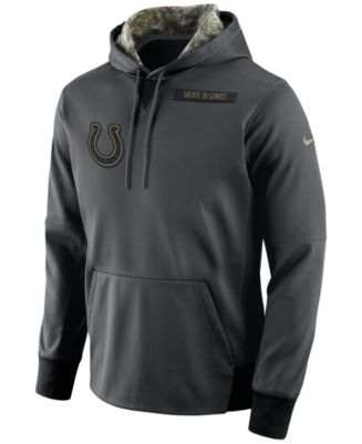 Nike Men's Indianapolis Colts Salute to Service Hoodie - Macy's