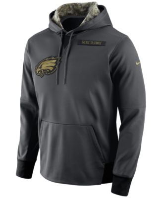 salute to service eagles mens hoodie