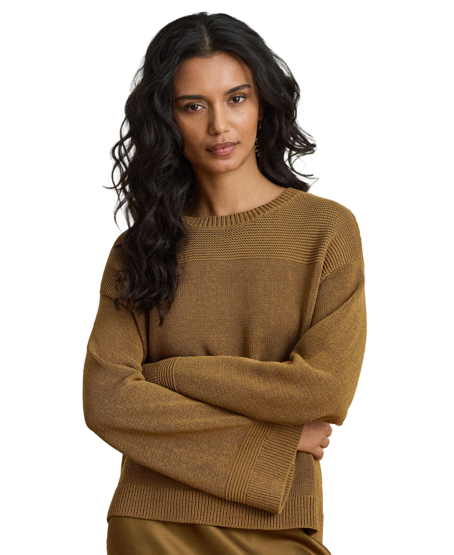 Women's Crewneck Long-Sleeve Sweater