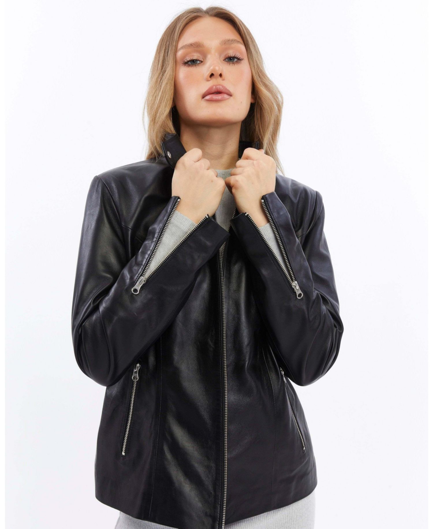 Women's Elspeth Leather Jacket