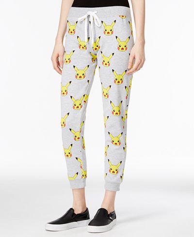 Pokemon Juniors' Pikachu Printed Sweatpants