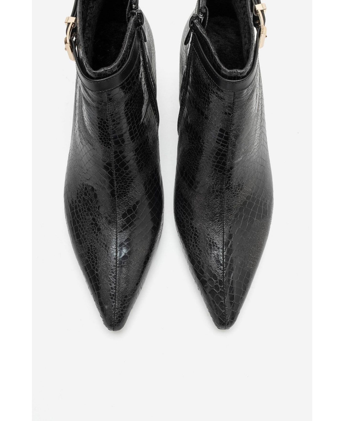 Женские ботинки Prologue Shoes Juxon на низком каблуке, цвет: Чёрный — фото 6