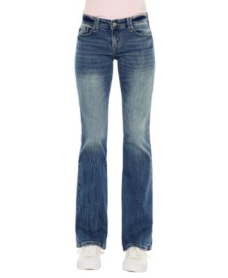 Juniors' Jewel Low-Rise Bootcut Jeans