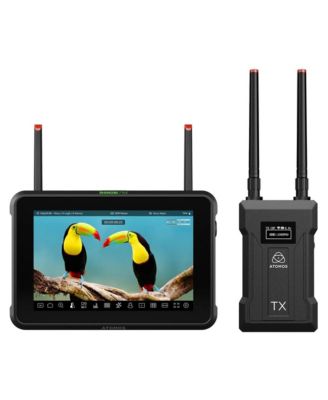 Shinobi 7 RX 7" Full HD Touchscreen HDR On-Camera Monitor, Supports 3G-SDI/HDMI, Bundle with TX 4K Wireless Video Transmitter