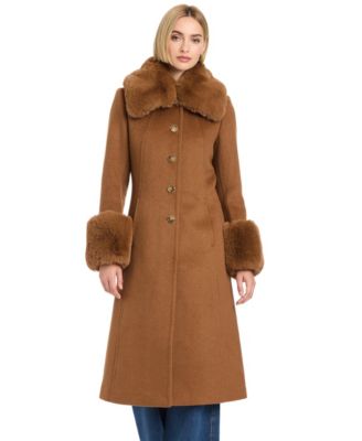 Women's Single-Breasted Maxi Coat