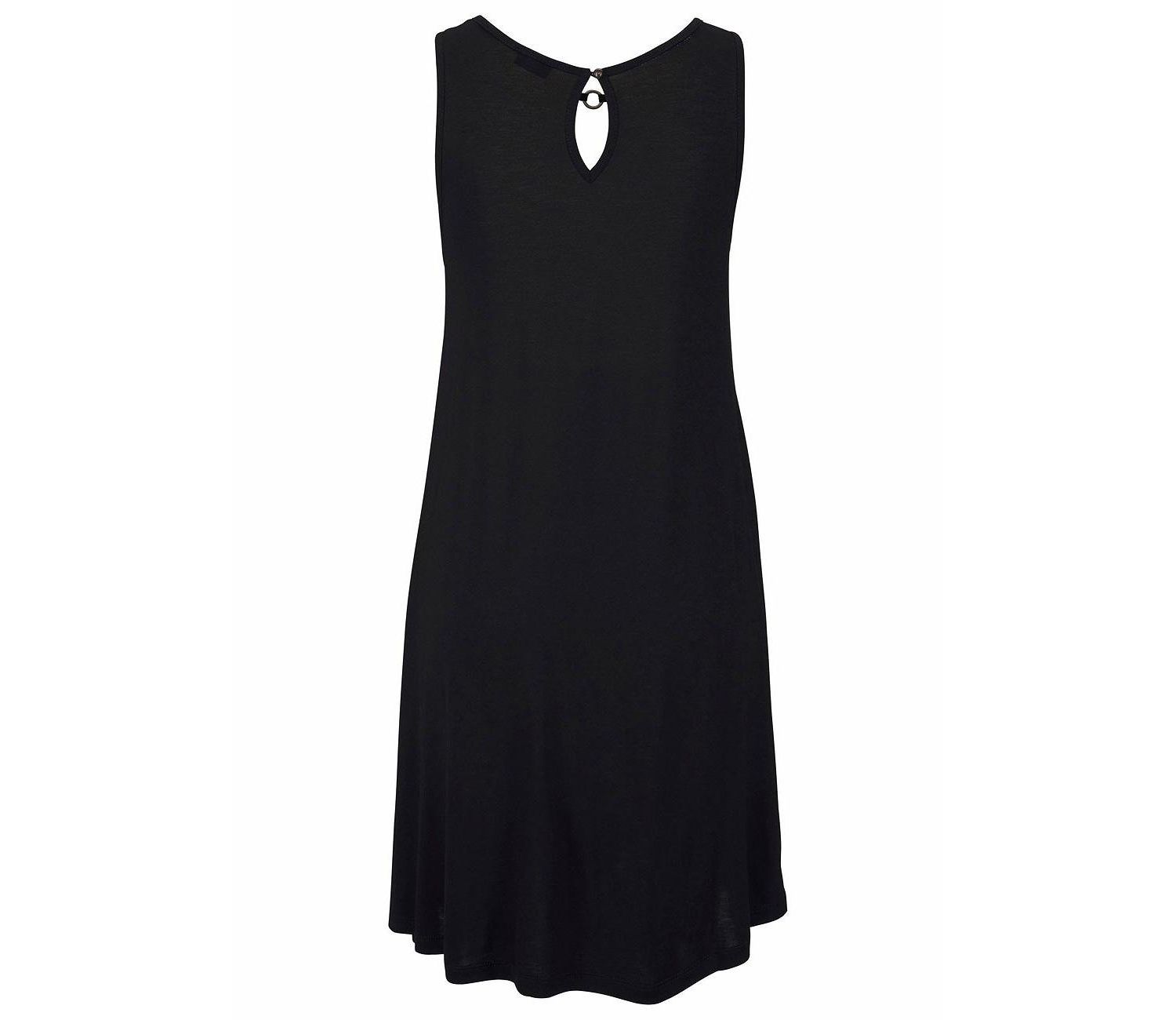 Women's Sleeveless A-Line Keyhole Neckline Dress