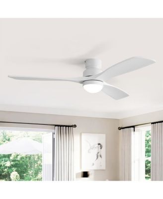 52" Ceiling Fan with Light, Remote Control & Reversible Motor