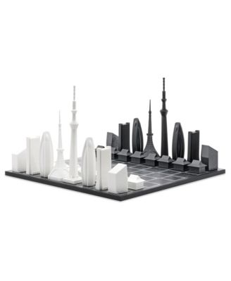 Tokyo Edition Strategy 2-Player Wood Board 32-Piece Chess Set, Ages 12+