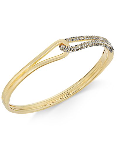 spade kate york bangle loop tone bracelet gold