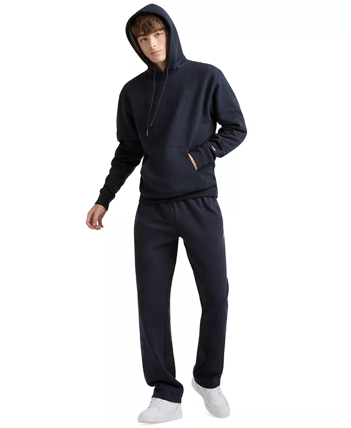 Men's Powerblend Open-Bottom Fleece Sweatpants - thumbnail 7