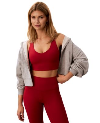 Women's Soft Sport Crop Scoop Neck Racer Back Tank Top