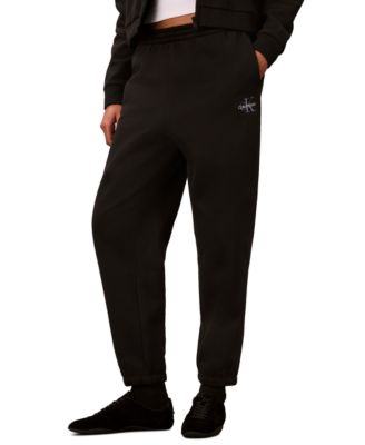 Women's Brushed French Terry Monologo Mid-Rise Joggers