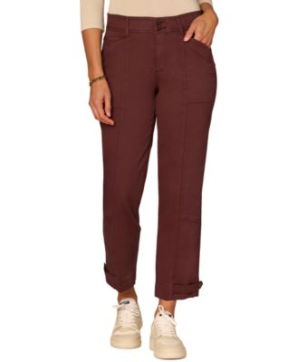 Petite "Ab"solution High-Rise Tapered Utility Pants