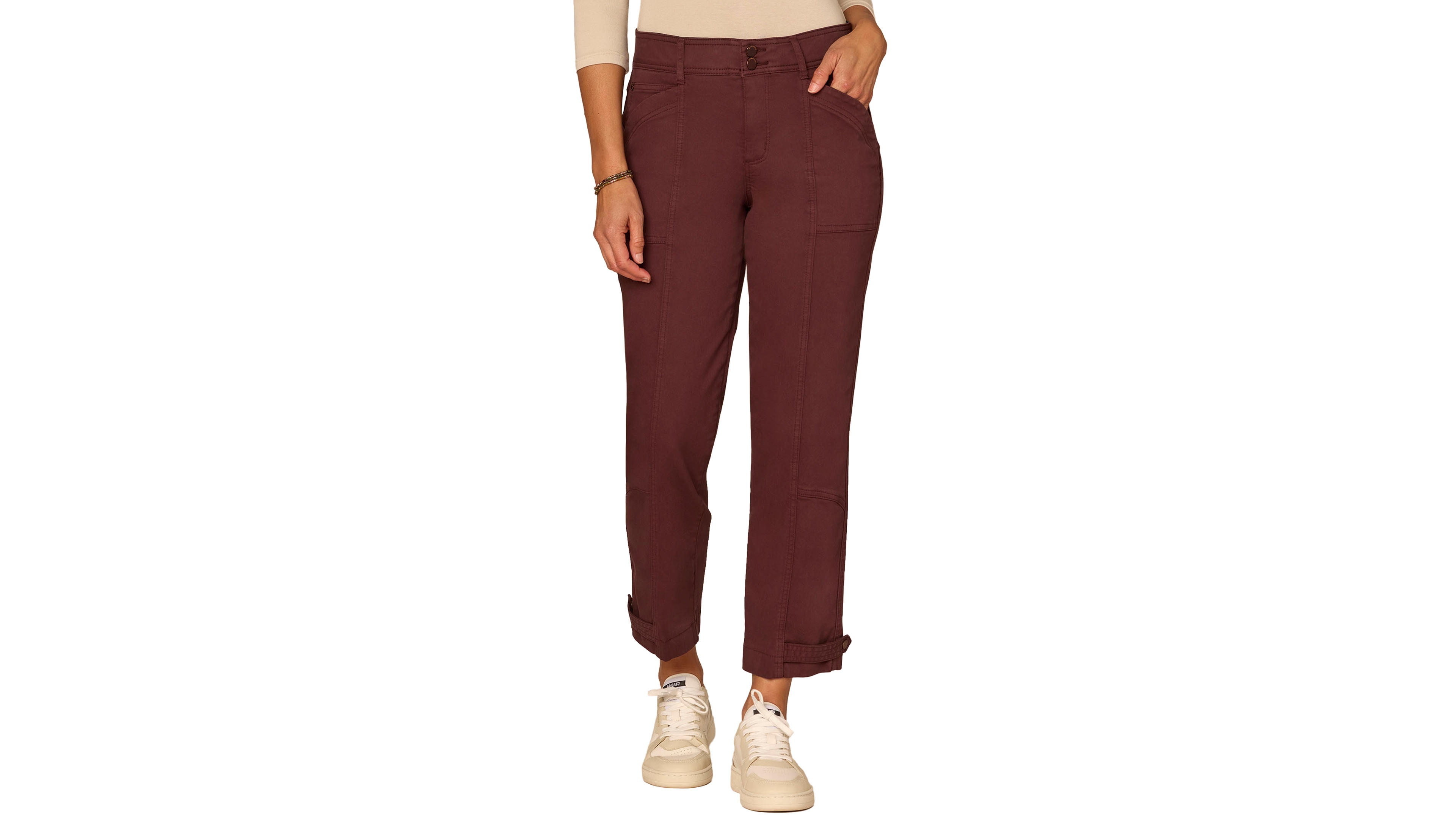 Democracy Petite Ab Solution High Rise Tapered Utility Pants