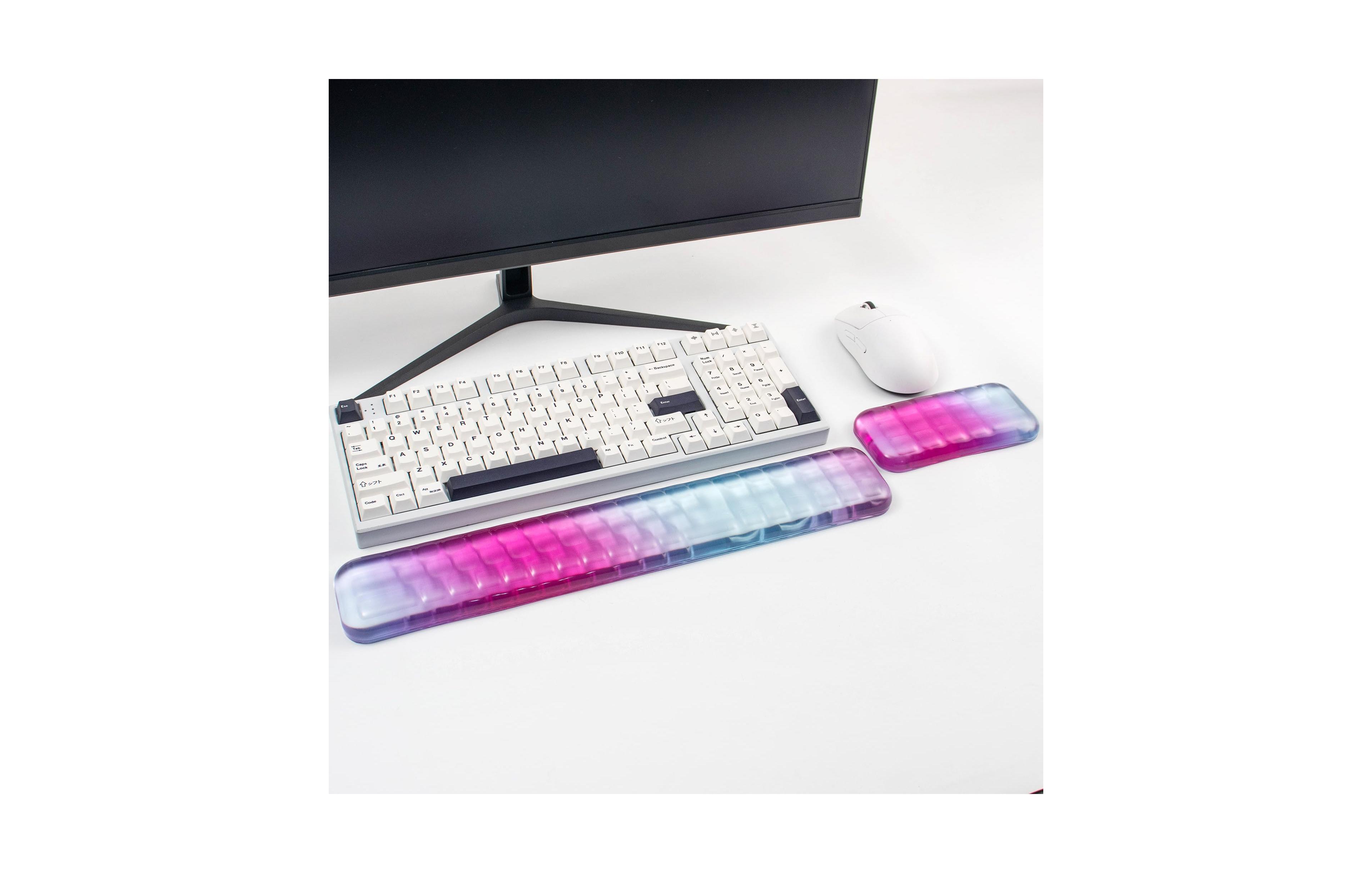 Lofree Gel Keyboard and Mouse Wrist Rest Set, 2-Piece, Compatible with Most Standard Keyboards and Mice