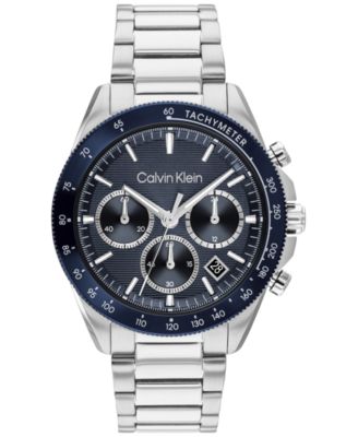 Men's Sport Chronograph Quartz Stainless Steel Watch, 40mm