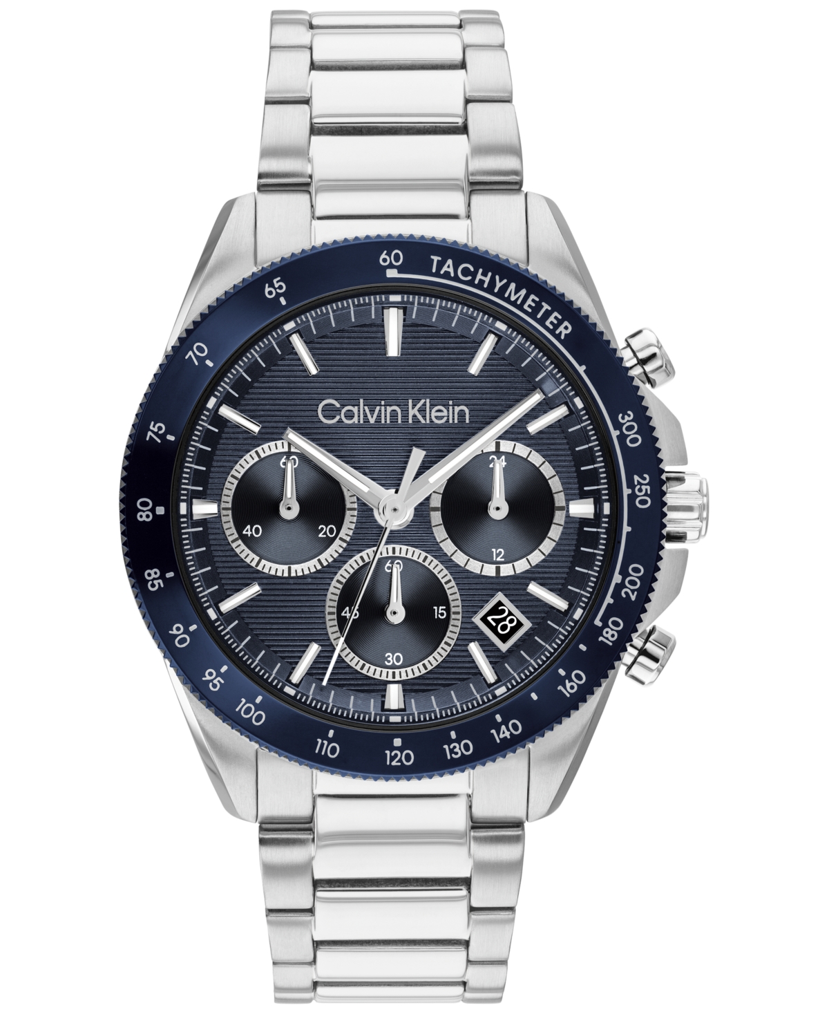Calvin Klein Men's Sport Chronograph Quartz Stainless Steel Watch, 40mm