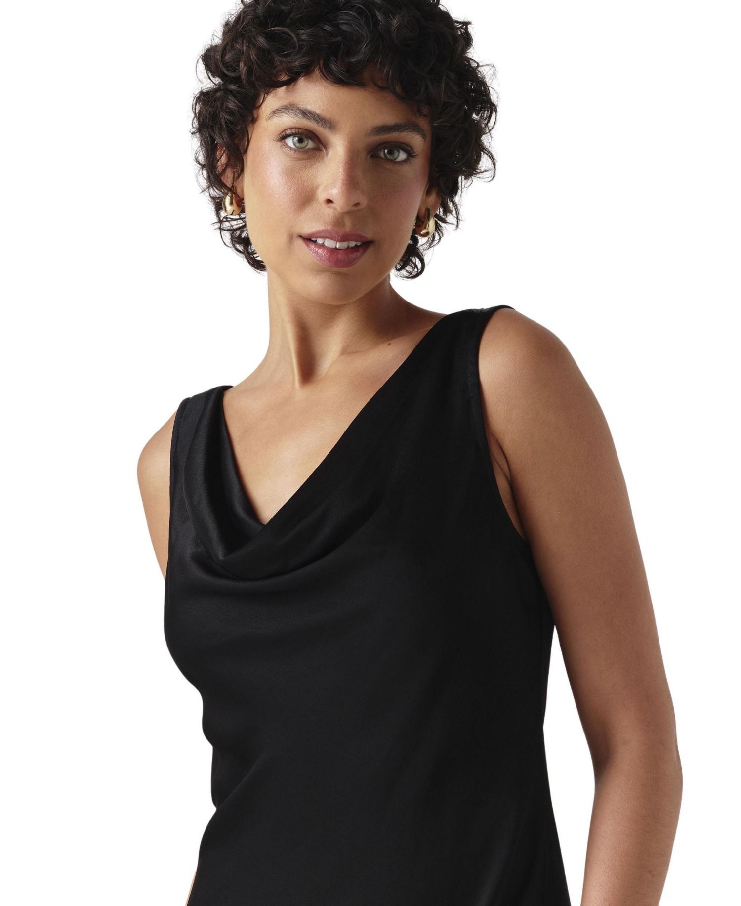 Women's Arya Cowl Neck Midi Slip Dress