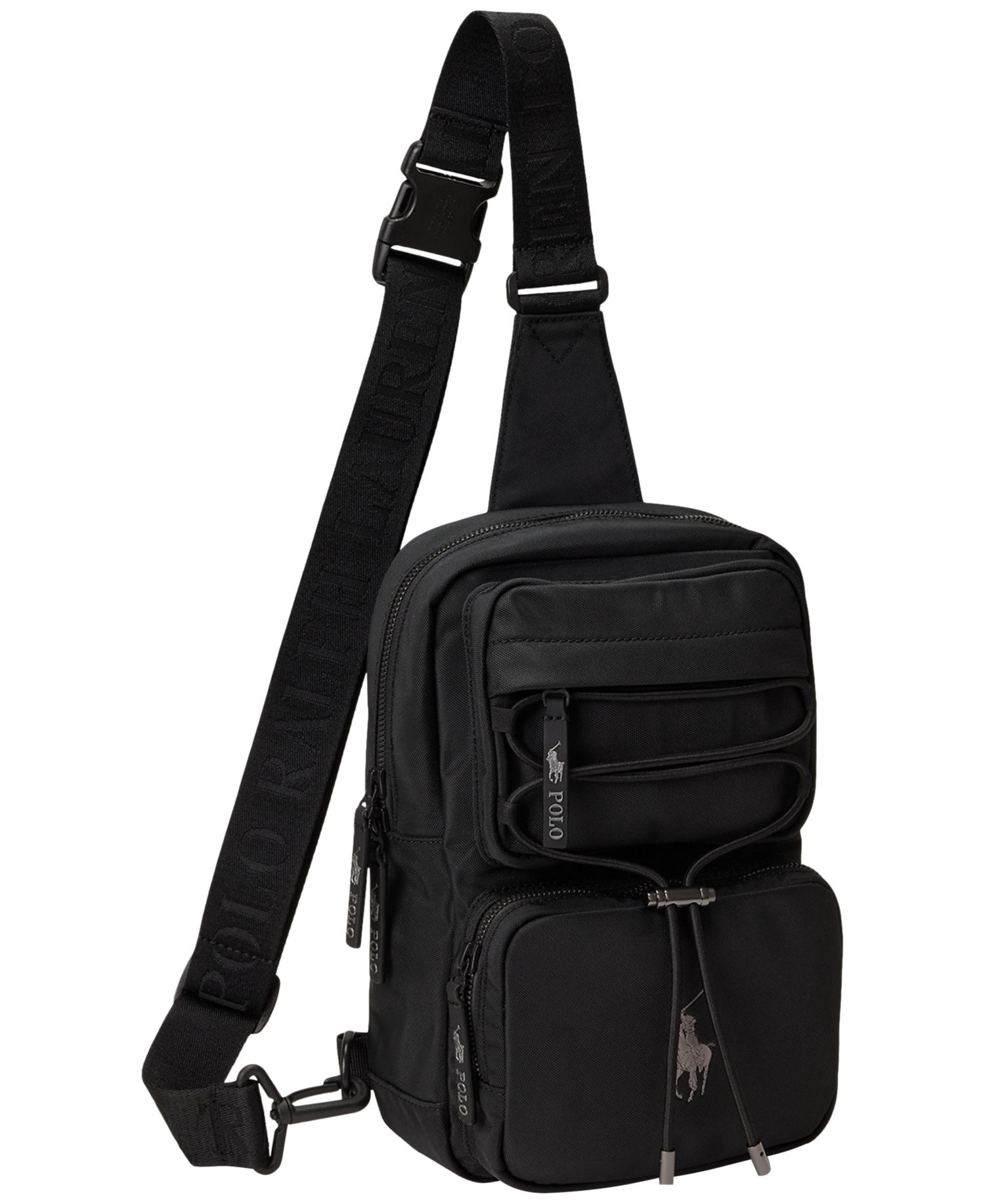 Men's Logo-Trim Crossbody Sling Bag