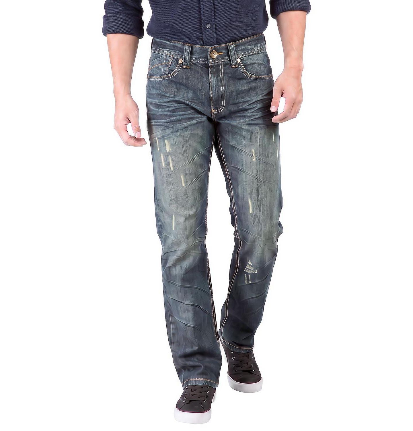 Мужские джинсы Level 7 Justin Relaxed-Straight Handcrafted-Vintage, цвет: Винтажный — фото 1