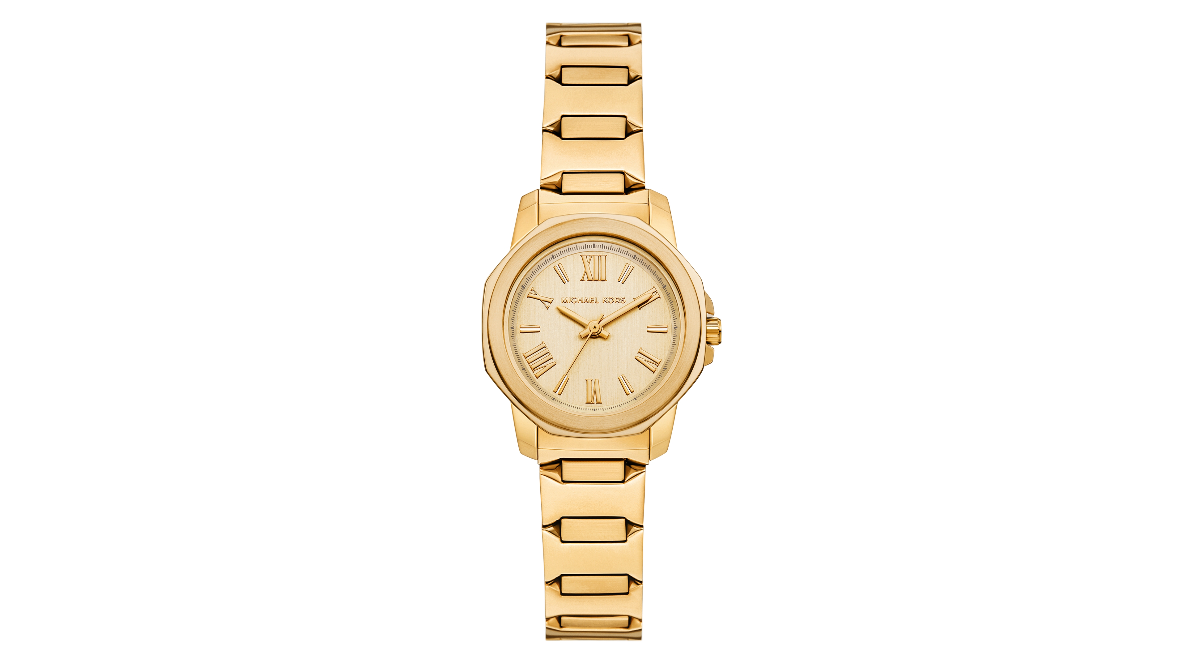 Michael Michael Kors Women's Quartz Prescott Gold-Tone Stainless Steel Watch 28mm