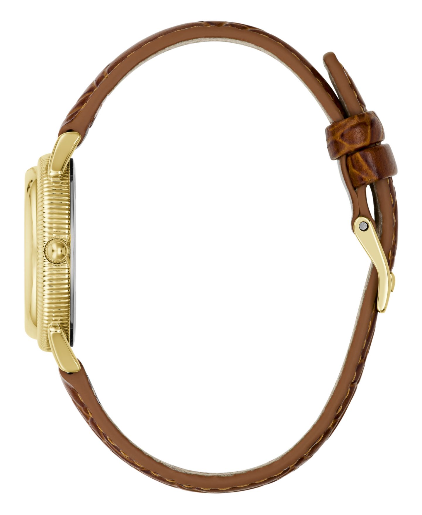 Часы GUESS Unisex Analog Quartz Brown Leather 31mm — фото 2