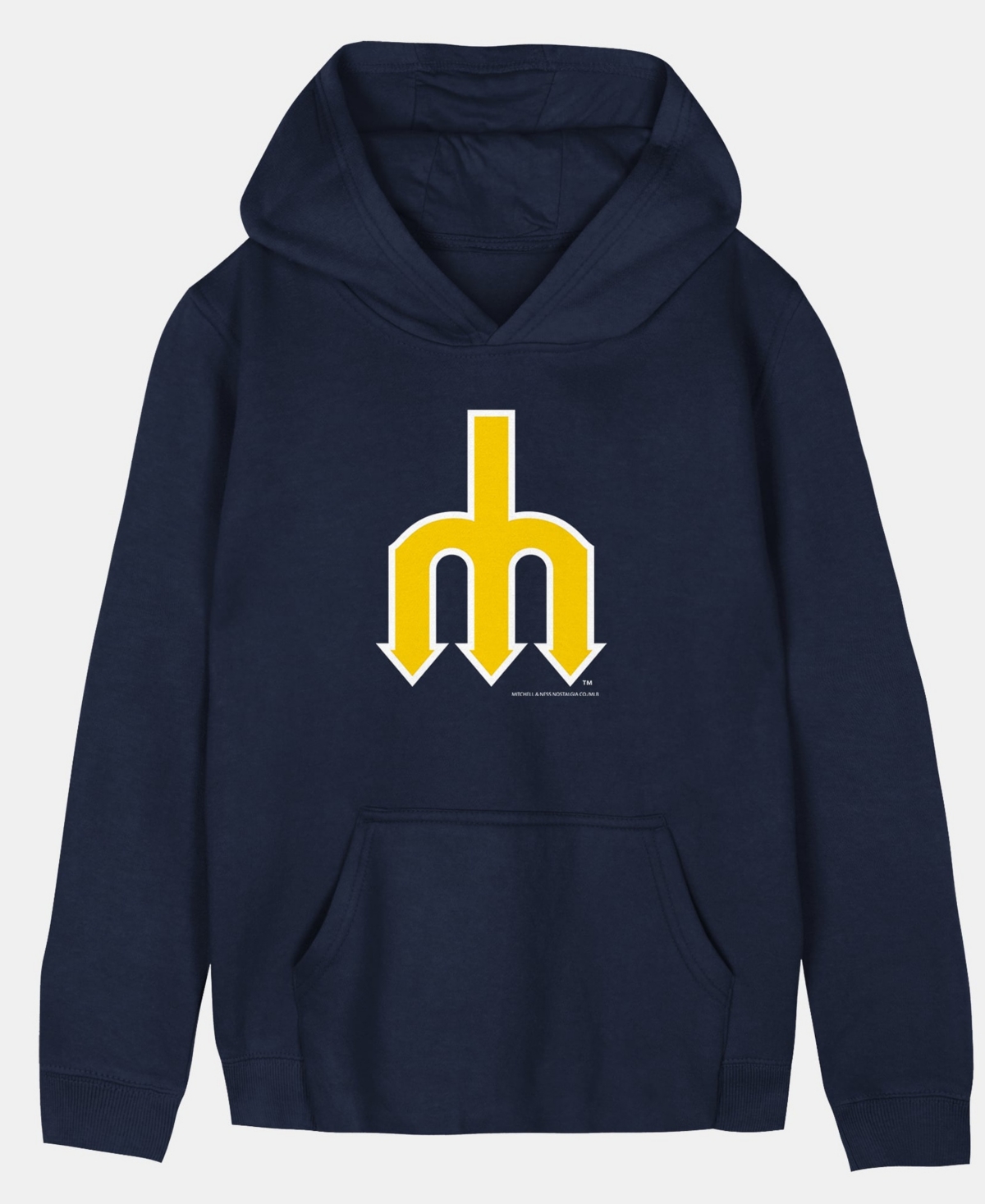 Toddler Mitchell & Ness Navy Seattle Mariners Retro Logo Hoodie