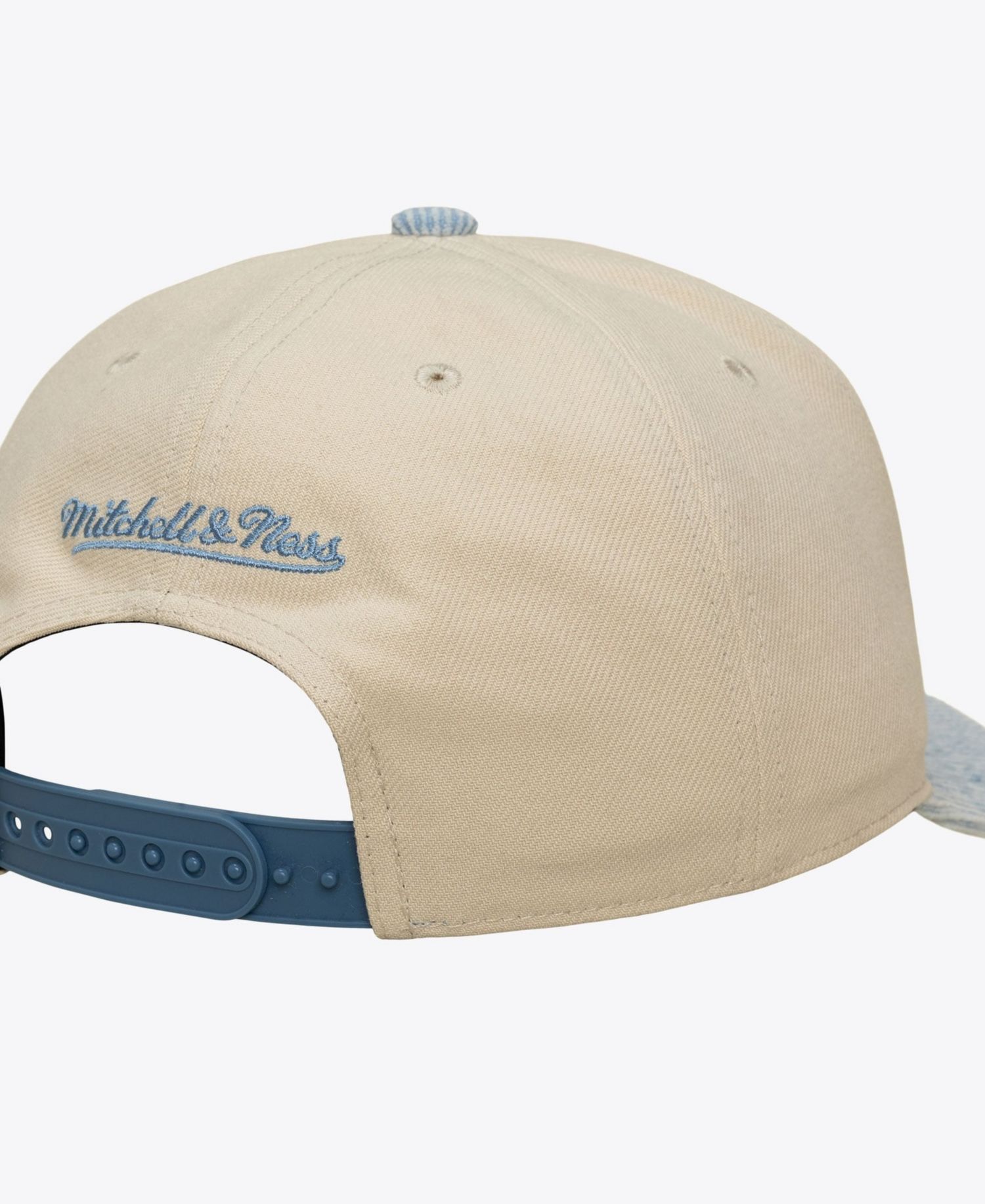 Men's Cream/Light Blue Pittsburgh Pirates Washed Corduroy Pro Crown Snapback Hat