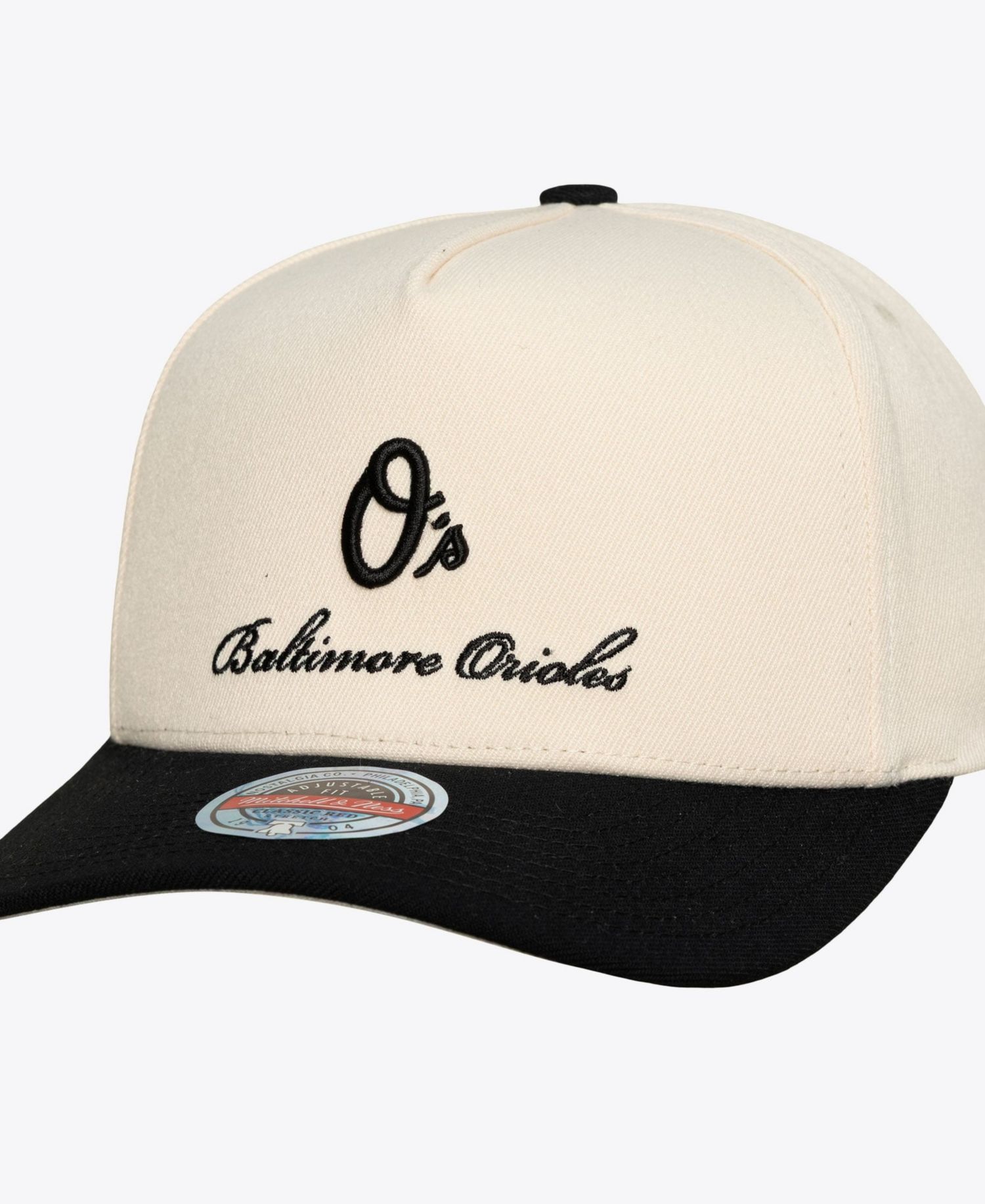 Men's Cream/Black Baltimore Orioles Flawless Stretch Snapback Hat