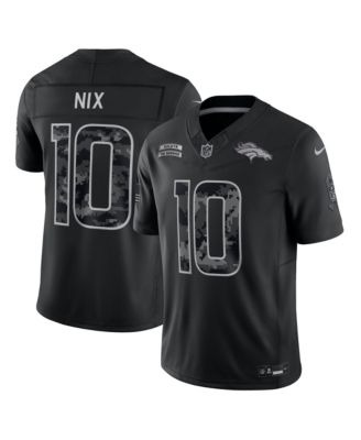 Men's Nike Bo Nix Black Denver Broncos 2026 Salute to Service Limited Jersey