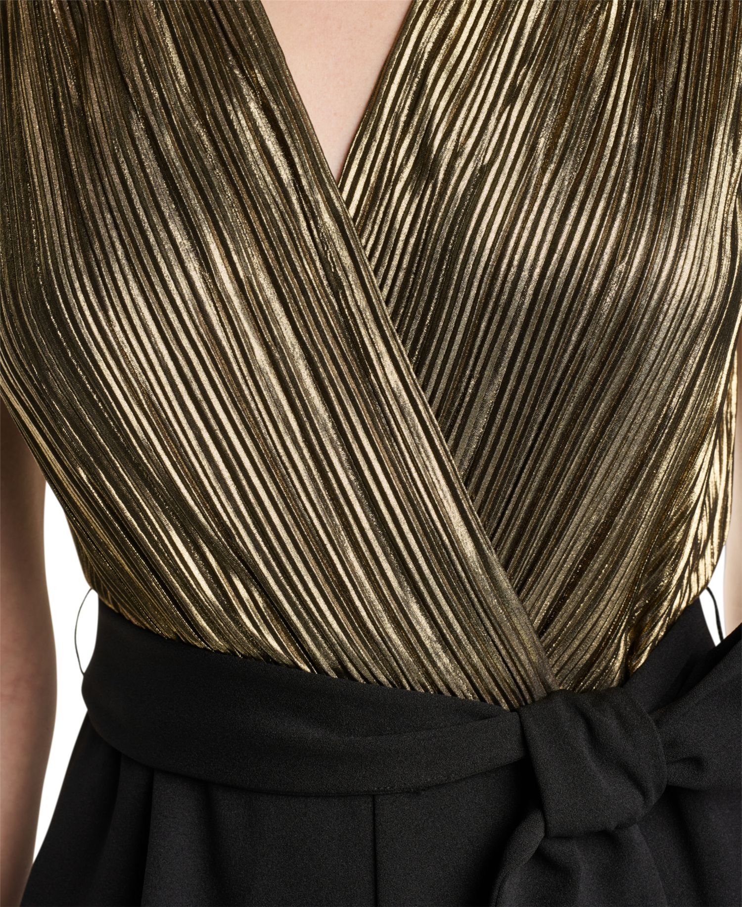 Women's V-Neck Cap-Sleeve Wide-Leg Jumpsuit