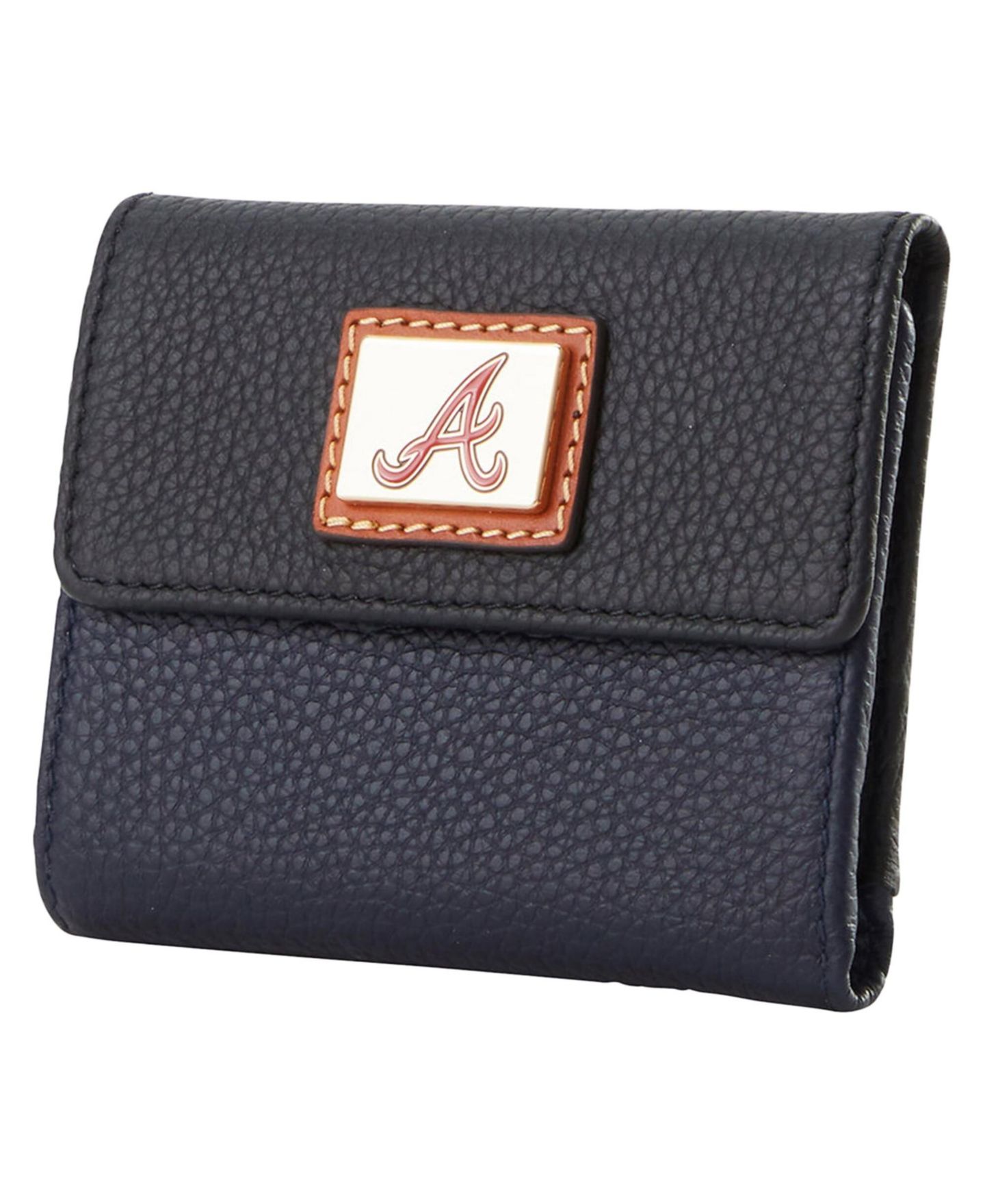Женский кошелёк для карт Dooney & Bourke Atlanta Braves с клапаном — фото 2