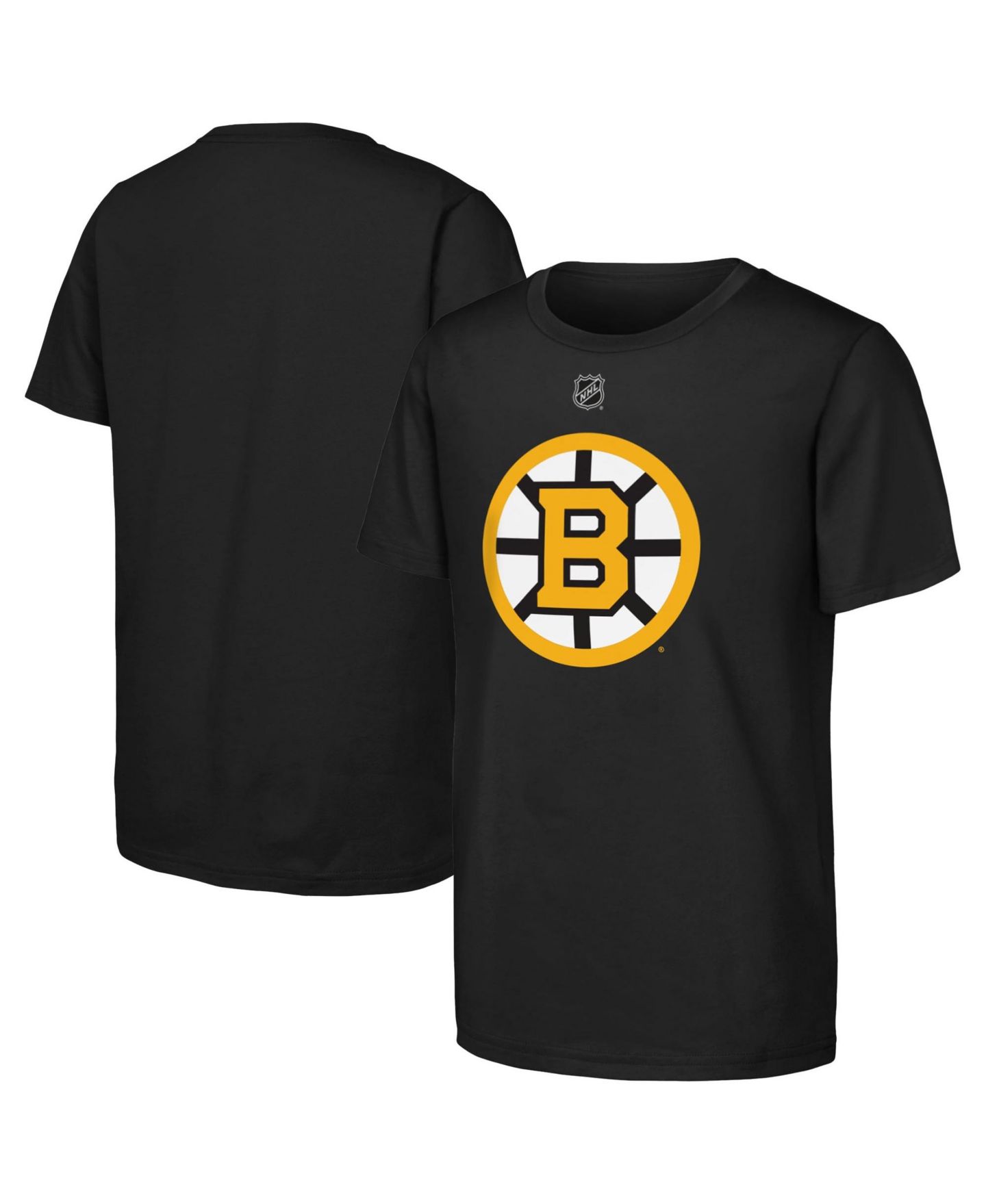 Детская футболка Outerstuff Black Boston Bruins Primary Logo — фото 1