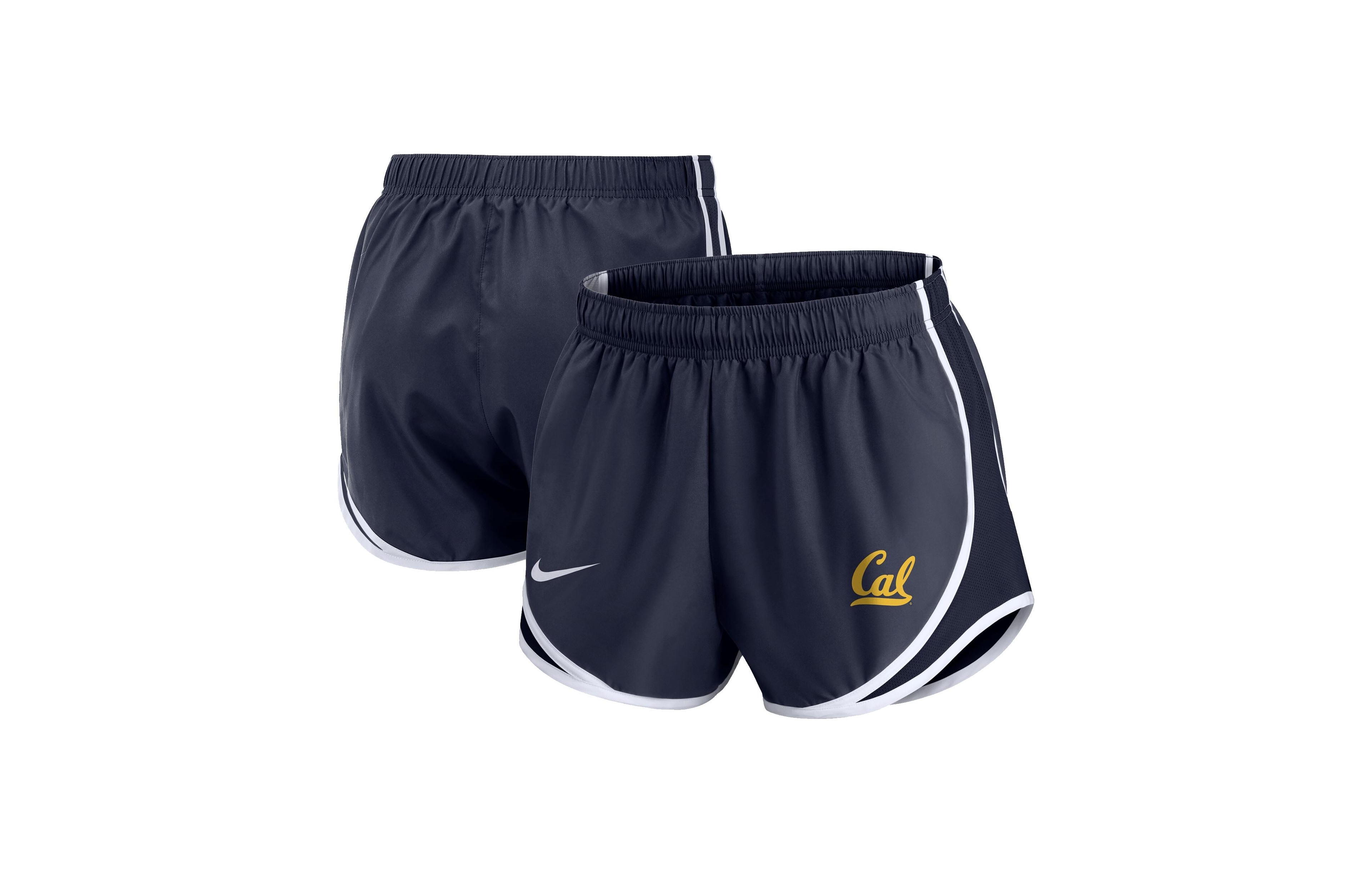 Nike Women's Cal Bears Tempo Dri-fit Shorts, 3" Inseam