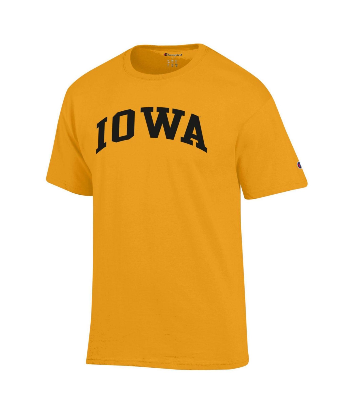 Мужская футболка Champion Gold Iowa Hawkeyes Basic Arch — фото 3