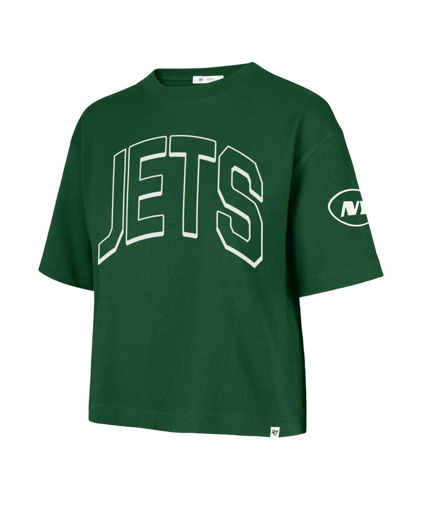 Женская футболка '47 Brand Green New York Jets Call Out Reed City, цвет: Зелёный — фото 2