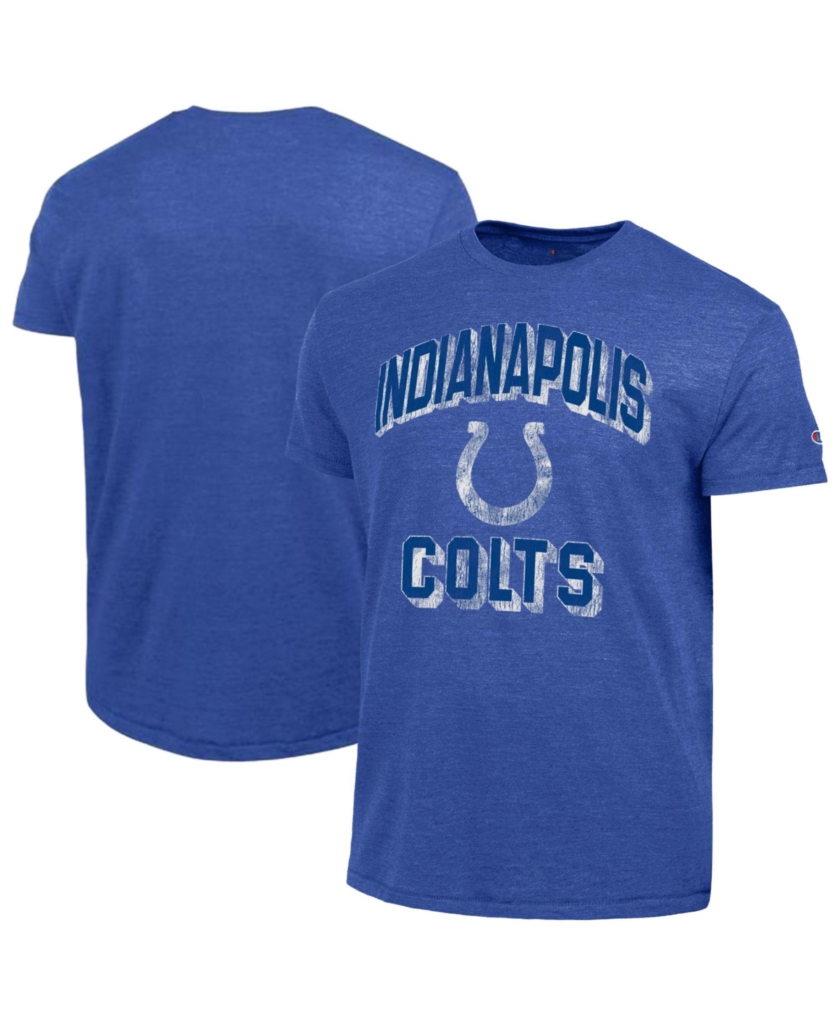Men's Champion  Royal Indianapolis Colts Ultimate Tri-Blend T-Shirt