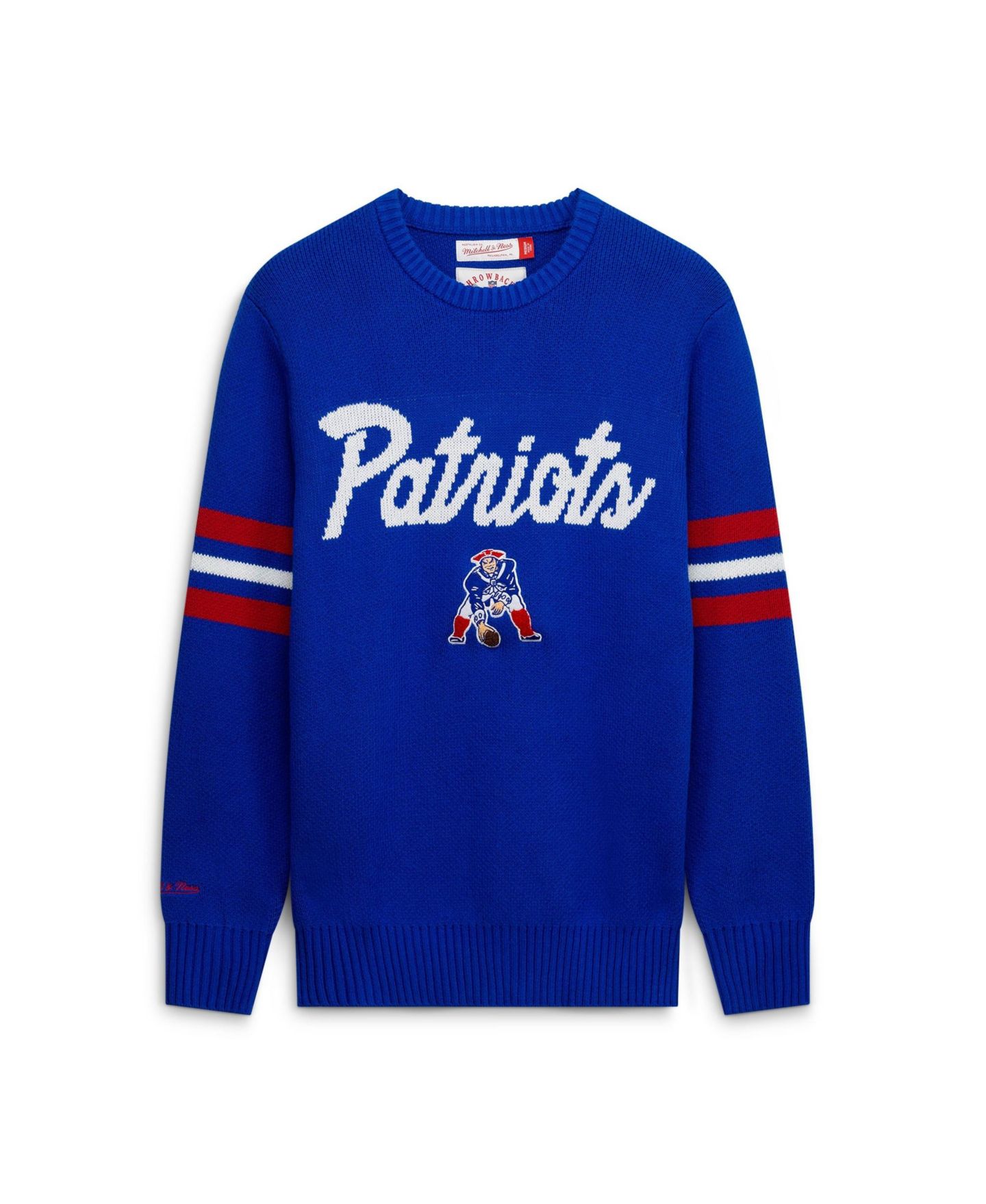 Мужской свитер Mitchell & Ness New England Patriots Head Coach, Royal — фото 1