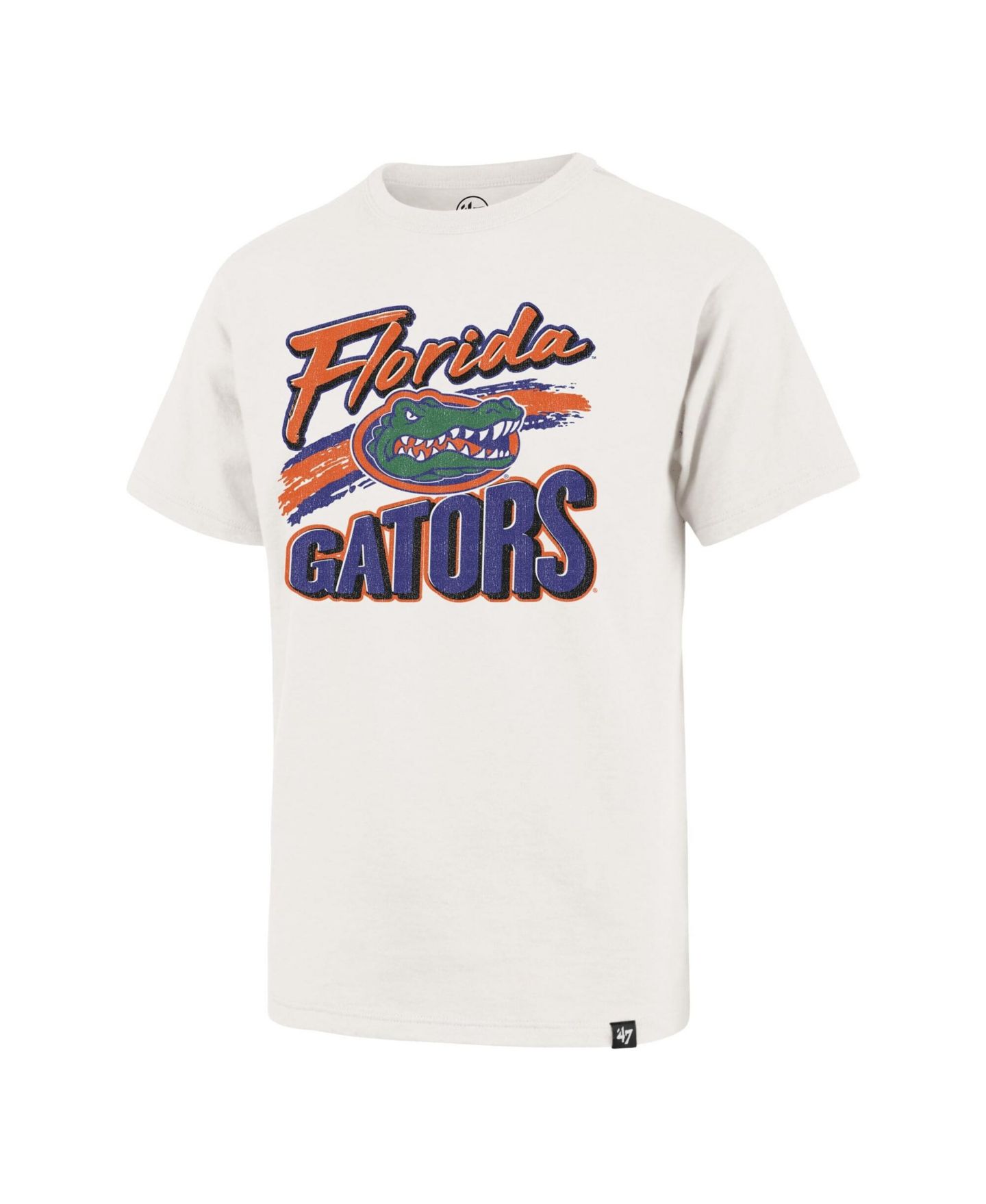 Детская футболка '47 Brand '47 Cream Florida Gators Dime Time Franklin — фото 2