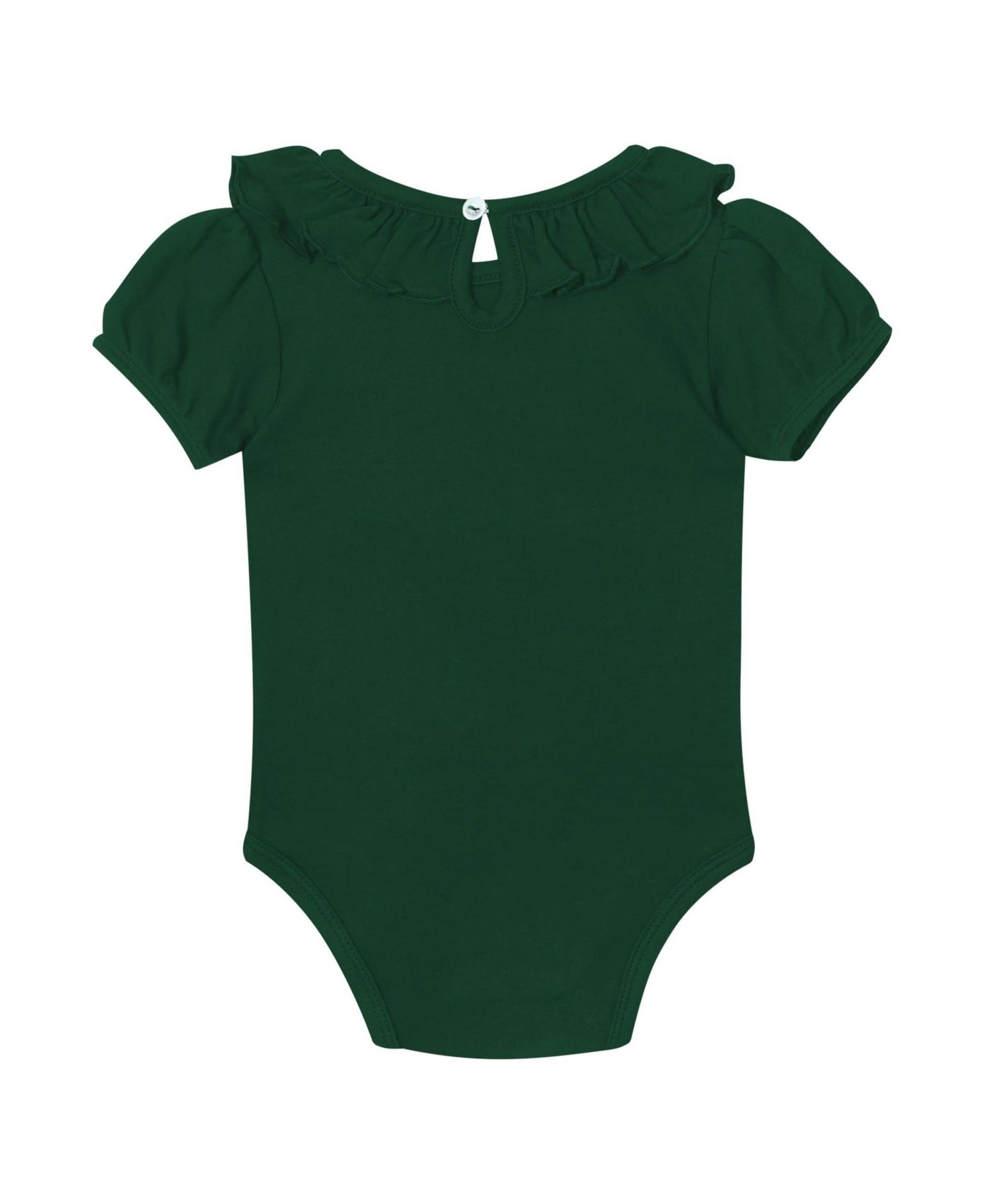 Outerstuff Baby Boys and Girls Green/Gray Miami Hurricanes Two-Pack Playtime Ruffle Bodysuit Set — фото 5