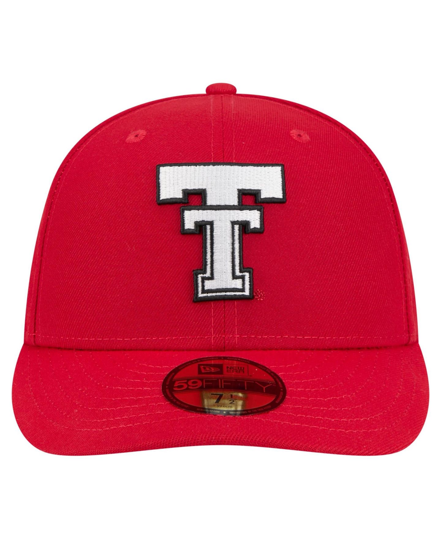 Мужская кепка New Era Red Texas Tech Red Raiders On-Field Baseball Fitted Hat — фото 8