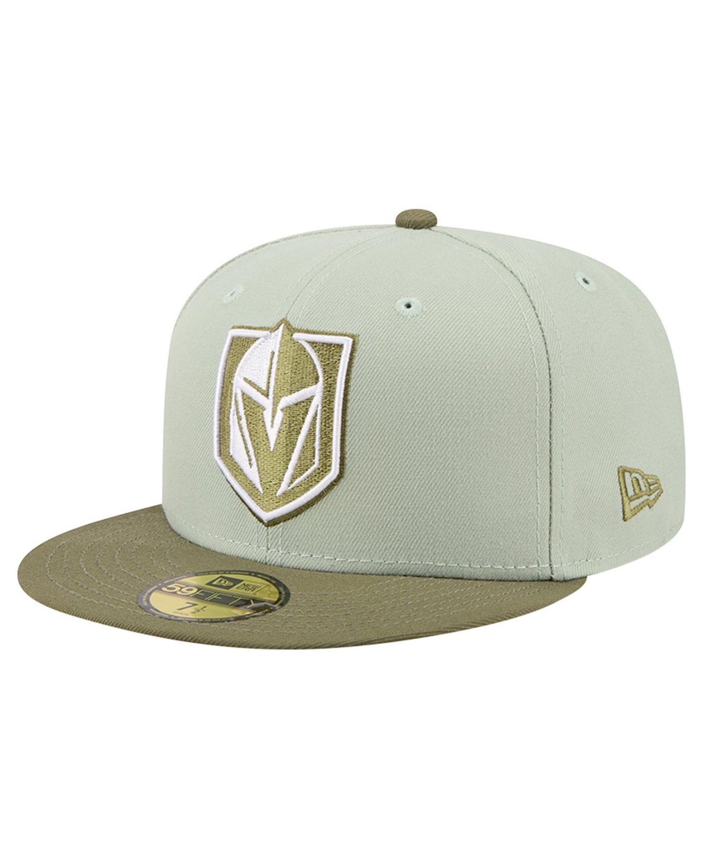 Мужские головные уборы New Era Sage Green/Olive Vegas Golden Knights Color Pack 59FIFTY Fitted Hat — фото 1