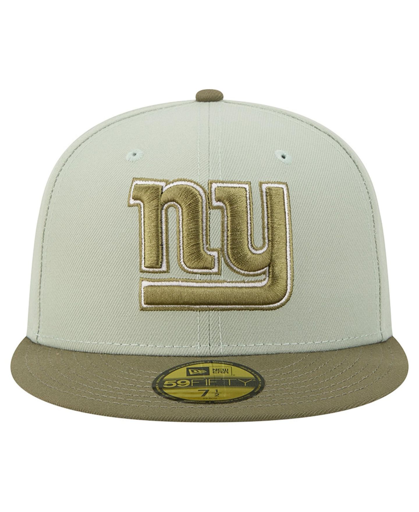 Мужские головные уборы New Era Light Green/Olive New York Giants Color Pack 59FIFTY Fitted Hat — фото 2